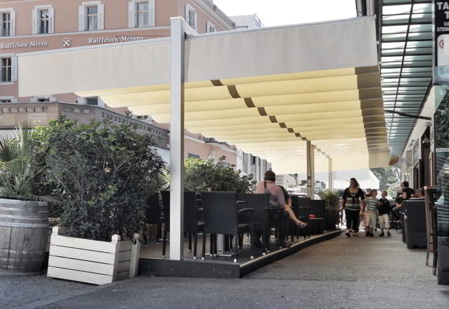 ombrellone pergola dehors plateatico bar