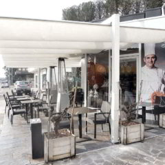 ombrellone pergola pasticceria su misura artigianale