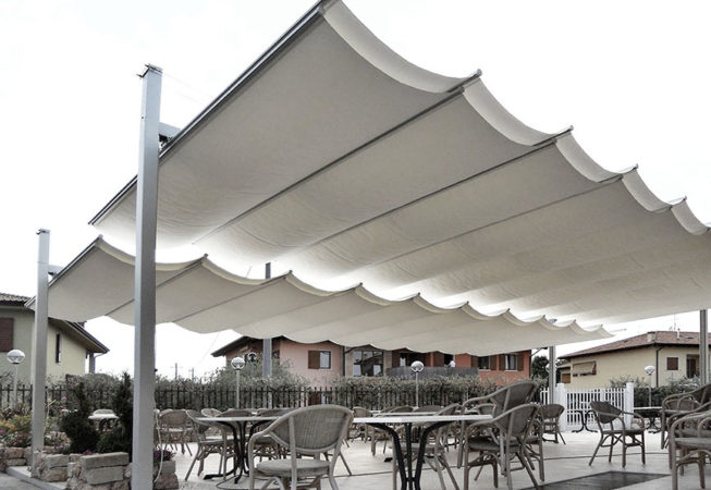 ombrellone pergola dehors maxi ristorante