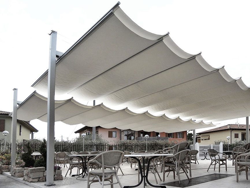 ombrellone pergola dehors maxi ristorante