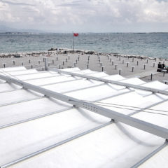 ombrelloni pergola lago garda desenzano vento impermeabile